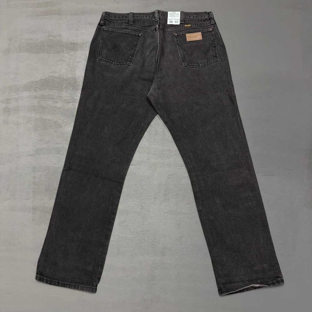 NEW Vintage Wrangler Cowboy Cut Jeans Black Original Fit 13MWZWK 36 x 32